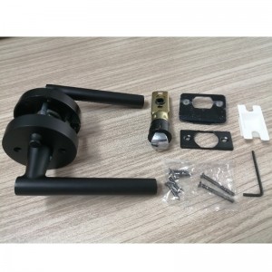 R7506 DORAS DUBH DUBH LEVER LE HAGHAIDH NUA DEARADH NUA ag an am céanna le haghaidh Príobháideacht Seomra Leapa Bailenó Seomra Folctha, Glas Doras Keyless