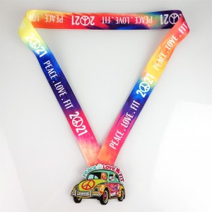 Gag Factory OEM Dearadh Eisiach Bonn Miotal Miotal Le Bonn Saincheaptha Spórt Miotal Ribín