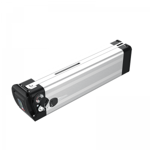 Ceallraí rothar leictreach éisc airgid 36V 48V Pacáistí Battery Litiam Grád A Cealla A 18650 do Ebike