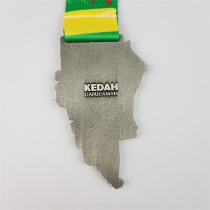 Dear do lógó Féin Blank 3D Gradam Miotal ODM Óir Airgid agus Cré -umha