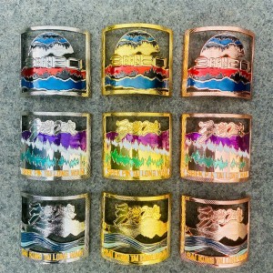 Custom gearrtha amach miotail miotail spórt saor enamel bonn cruan 3D Gradam Miotal Óir Bonn Priontála UV