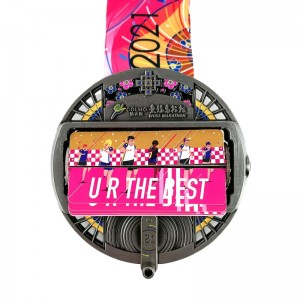 Boinn ghradaim táirgthe gag agus cupáin datha 3D cruan 3D