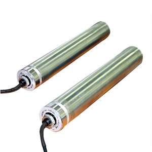 Díreach trí 50 N60 Miniature Electric Roller DC Brushless 24V Mótar Galvanized 220V 380V Sorcóir Cruach Dhosmálta