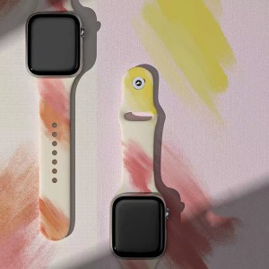 Priontáil Strap Spórt Silicone Sport Watch Strap do Iwatch