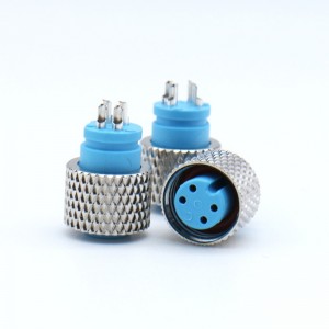 IP67 Ceanglóir uiscedhíonach rothar leictreach IP67 2 3 4 5 6 PIN Críochfort cónascaire leictreach.