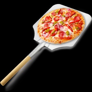 Láimhseáil adhmaid 12nchn14inchn16inch pizza alúmanaim pizza peel pizza pizza pizza spatula pizza paddle