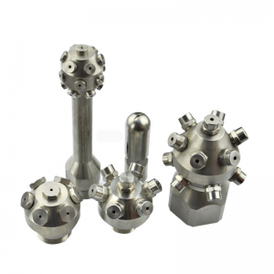 Glanadh brú ard -spraeála cón iomlán umar spraeála scaird -choimeádán píopa druma ag glanadh annozzle spraeála rothlach