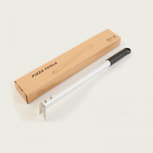 Ag casadh pizza forks pizza pizza Turner láimhseáil alúmanaim bakeware sturdy éasca le stóráiln cistin aistrithe agus uirlis bácála, airgead