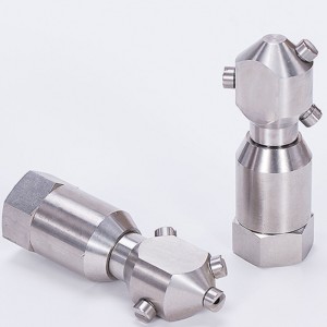 Níochán umar rothlachnozzle 360 ​​céim umar cruach dhosmáltaníochánnozzle