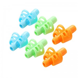 Sealbhóir peann luaidhe silicone le haghaidh 2-4 bliana d\'aois tachrán láidín peannaireacht posture ceartúcháin Oiliúint áiseanna scríbhneoireachta, sealbhóir peann luaidhe do sheomra ranga kindergarten, leanaí réamhscoile, ...