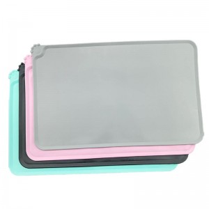 Toidukvaliteediga silikoonist veekindel lemmiklooma kausimatt kassipoegadele ja kutsikatele, libisemisvastased lemmiklooma kausimatt, kulumiskindlad ja vastupidavad