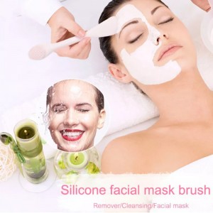 Uirlisí Iarratais Masc - Feidhmeoir Scuab Masc Silicone agus Spatula Massage le haghaidh Cré, Uachtar, Glóthach agus Masks Láibe - Bronntanais Uirlisí Beauty
