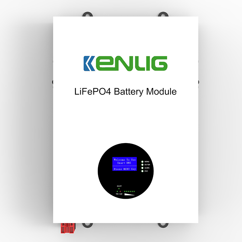 Kenlig LifePo4 Battery Litiam Battery 6000 Timthriall BMS Córas Bata Ceallraí LCD LCD Taispeáin 48V N51.2V 100AH ​​150AH 200AH Powerwall