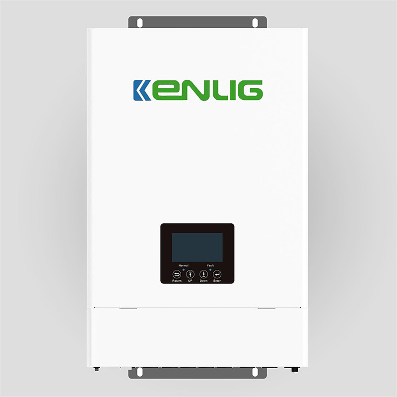 Kenlig ilfheidhmeach ard-mhinicíochta íon sín tonn inbhéartaithe gréine as-eangach 5kw inverter stórála fuinnimh hibrideach