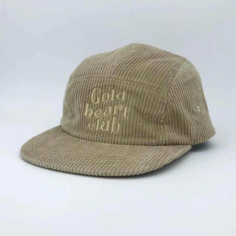 5 Painéal Caipín Snapback bogneamhstruchtúrtha painéil le lógó bróidnéireachta saincheaptha fabraice