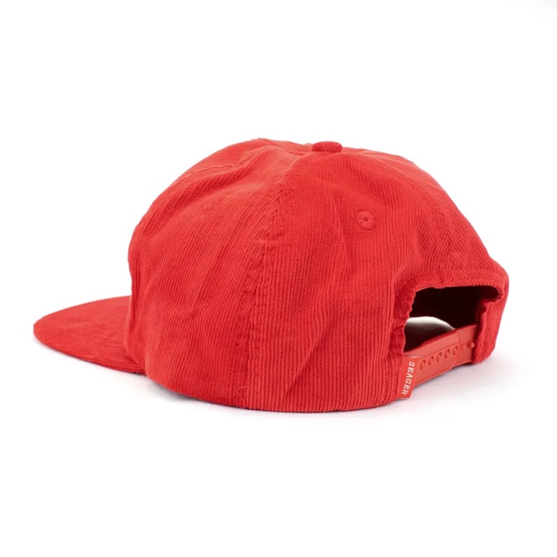 Hataí Corduroy Lógó Custaim OEM Saincheap Saincheap Caipíní Snapback Neamhstruchtúrtha Vintage 5 Painéal