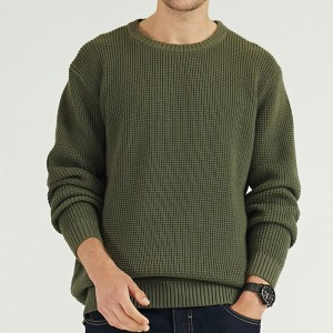 100% cadás saincheaptha gheimhridhna bhfear criú muineál geansaithe geansaí pullover muineál
