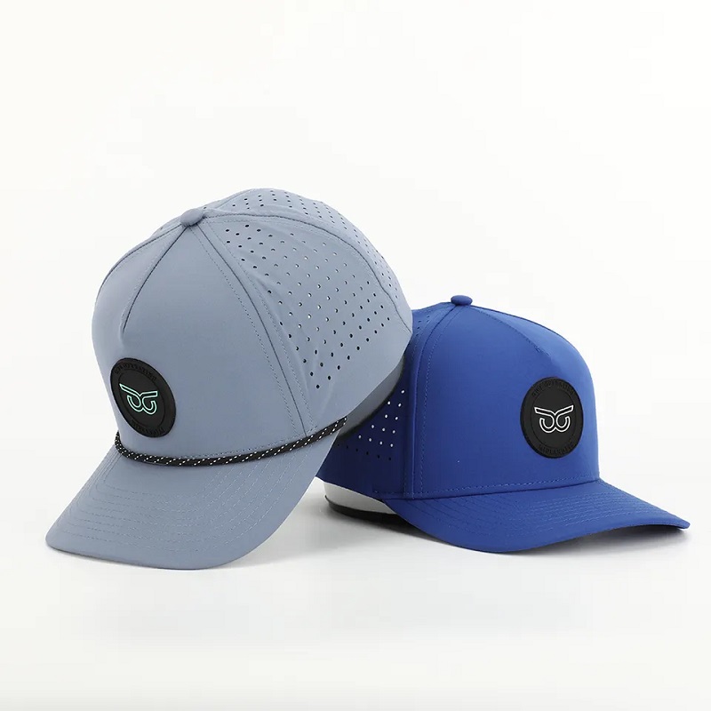 Lógó Paiste PVC Nua Faisean Nua 5 Painéal Painéal Uiscedhíonach Spórt Gailf Spóirt Hata, Gorras Daid Gearrthóg Laser, Caipín Baseball Rope Baseball