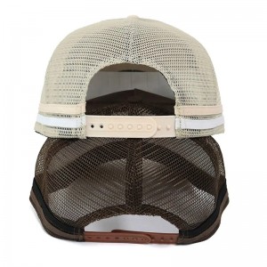 Classic Classic Classic Crown Australia Australia Tír Aicrileach 5 Phainéal 3D Lógó Bróidnithe Taobh 2 Stripe Trucker Hat Caipíní Mogalra