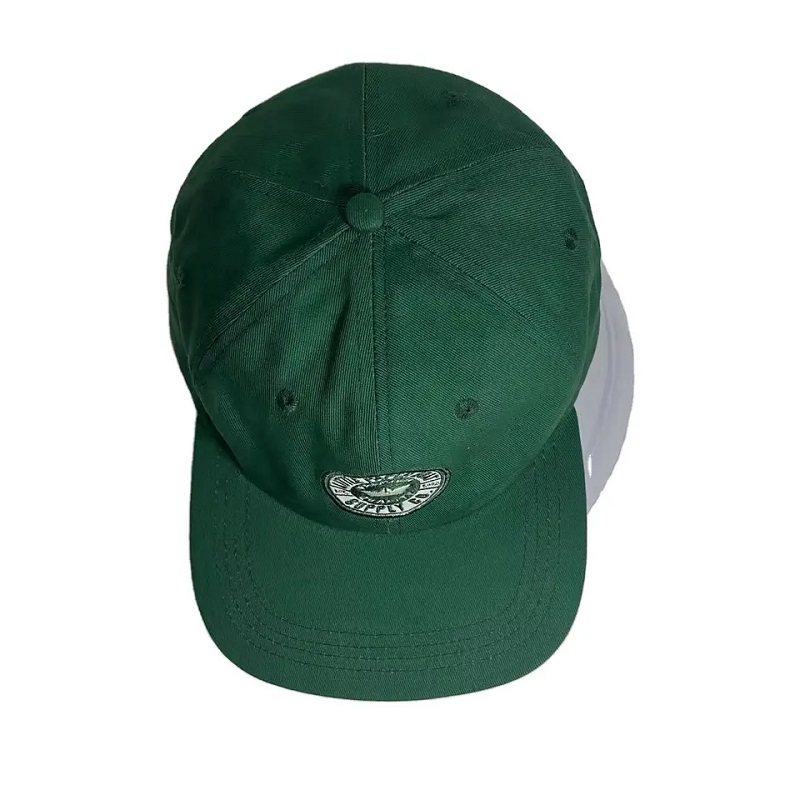 Faisean saincheaptha Faisean Bróidnéireacht Neamhstruchtúrtha Bog 6 Painéal Flat Snapback Hat Caipín Snapback