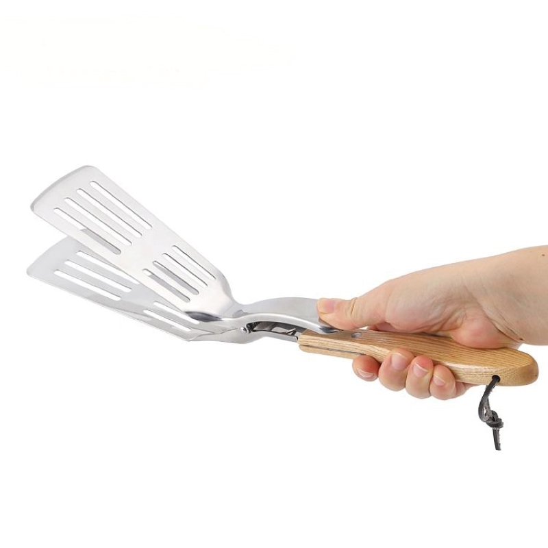 Aon-úsáid 2 i 1 bbq ​​grilling spatula \\ t