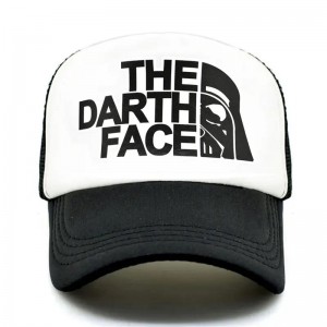 Darth trucker caipín caipín caipín fear greannmhar hata hata hata caipíní baseball fionnuar hata glan mogalra samhraidh d\'fhir