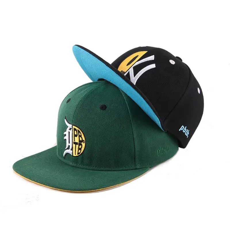 Monarcha Mórdhíola Baseball Hat Fir Saincheaptha Caipín Snapback 6 Painéal Earraí Bróidnéireachta Feistithe Caipín Spóirt Feistithe