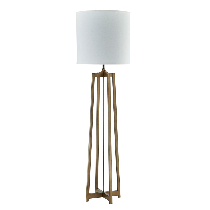 Tolg óstán hyatt in aice le lampa urláir le bailchríoch óir seanda ag an seomra aoi