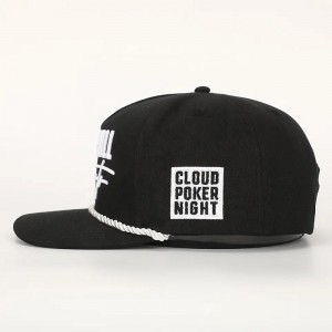 Bróidnéireacht saincheaptha mórdhíola 5 painéal feidhmíocht chadáis dubh spórt spórt daidí hata fir ban gailf caipín baseball rópa gorras gorras caipín baseball