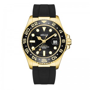 Baogela Barr Brand 50m Waterproof Rose Óir Faire Fir Grianchloch Féach ar Lánúineacha Faisin Tumadóireachta Spórt Féach ar Ghluaiseachtna hEilvéise Wristwatch 22805