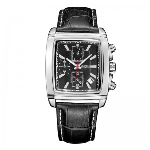 Baogela dronuilleog dhiailiú strap leathair faire le haghaidh fir ócáideach ghorm chronograph uaireadóirí uaireadóirí fear wristwatch montre reroj часы мжск 22607