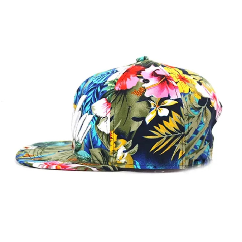 Hata sublimation saincheaptha ardcháilíochta hata snapback bláthanna do mhná fir