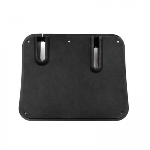 Mataí urláir rubair frith -duillín dubh dubh