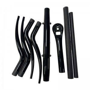 Múnlú saincheaptha Páirteanna uathoibríoch snáithín carbóin 3k 3k twill carbóin charr carranna