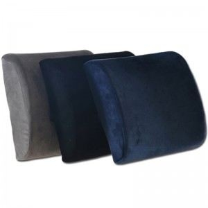 Cushion lumbar ar ais pillow cúr cuimhne scíthe