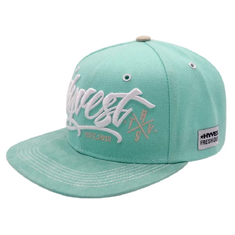 100% Aicrileach Saincheaptha 3D Hataí Snapback Bróidnithe Caipíní