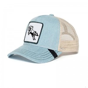 Monaróir 5 Painéal 100% Mens Poileistir Hataí Caipín Trucker le Paiste Fite Ainmhithe Saincheaptha