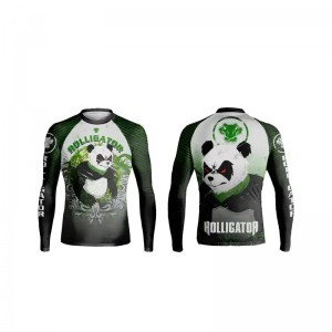 Suipéar Mórdhíola Soláthraí Níos Fearr ar Rash Guards Mens Préimh Saincheaptha BJJ Nogis, Jiu Jitsu Gi Rash Guard