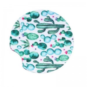 Monarcha Ardchaighdeáin Praghas Neoprene Car Neoprene Coaster Sublimation Blank Frith -duillín Tábla Mataí Mug