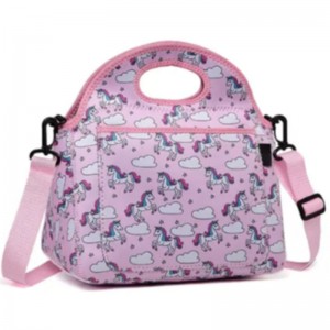 CUR CHUN CINN AINMHITHEACHA TOTE NEOPRENE Lón Málaí Málaí Inslithe Málaí With do Pháistí le Picnic Lógó Clóbhuailte
