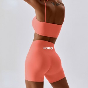 SC9274 Mná Aclaíochta 2023 Shorts Workout Waisted Saincheaptha Yoga Socraigh Giomnáisiam Gan Seam With Workout Clowout Sportswear Gym Gym Fitness Set