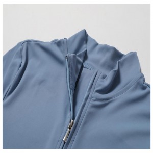 SC1072 Sampla Saor in Aisce Zip Sleeve Long Top One Piece Piece Caith Giomnáisiam Gníomhach Yoga Workout Workout Romper