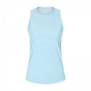 SC10244 Faisean an Earraigh Blús scaoilte Yoga Bairr Umar Dílsithe Yoga Tops Workout Hollow Workout Top Umar Yoga Mná
