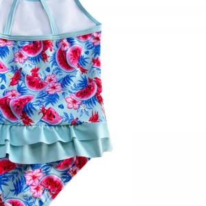 Triantán Swimsuit Prionta Uisce-Phíosa aon phíosa