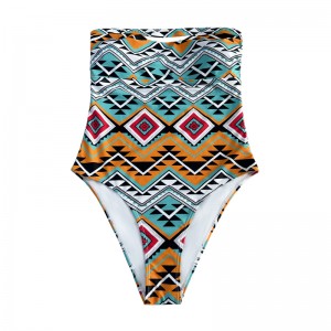 Priontáil Eitneach Priontáil Strapless Sexy