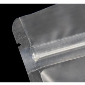 Pacáil bia cothrom in -athraithe pouch zipper zipperneamhlonrach mála plaisteach zip glan