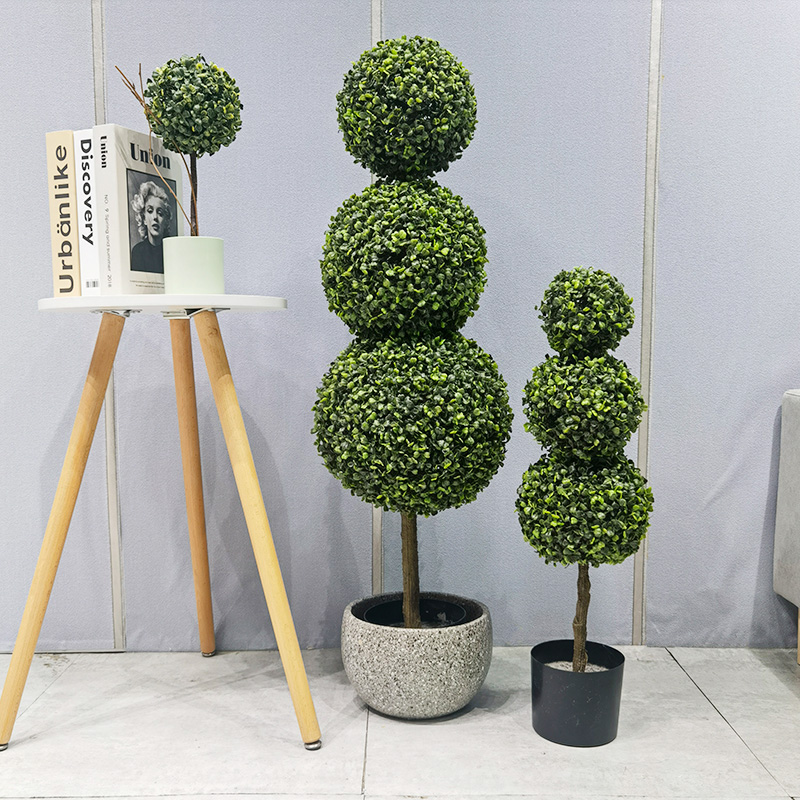 Monarcha Díreach Boxwood Boxwood Durable Allseason Ball Féar Saorga Sábháilte agusneamhdhíobhálach do Maisiú Bainise Soláthraithe Gairdín