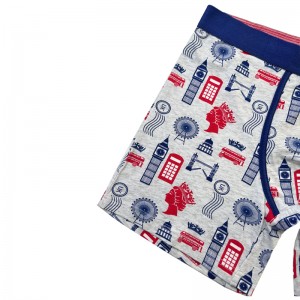 Saincheapadh Faisean Fo -éadaí Dath Plain Faisean Iomlán Clóbhuailte Fir Bog Fir Fo -éadaí Fir Firna Fir Nollag