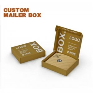 Priontáil saincheaptha bosca pacáistithe páipéir cairtchláir rocach fillte le haghaidh éadach éadaí bosca pacála saincheaptha pacáistiú cosmaideach bronntanas stórála stórála loingseoireachta bosca carton