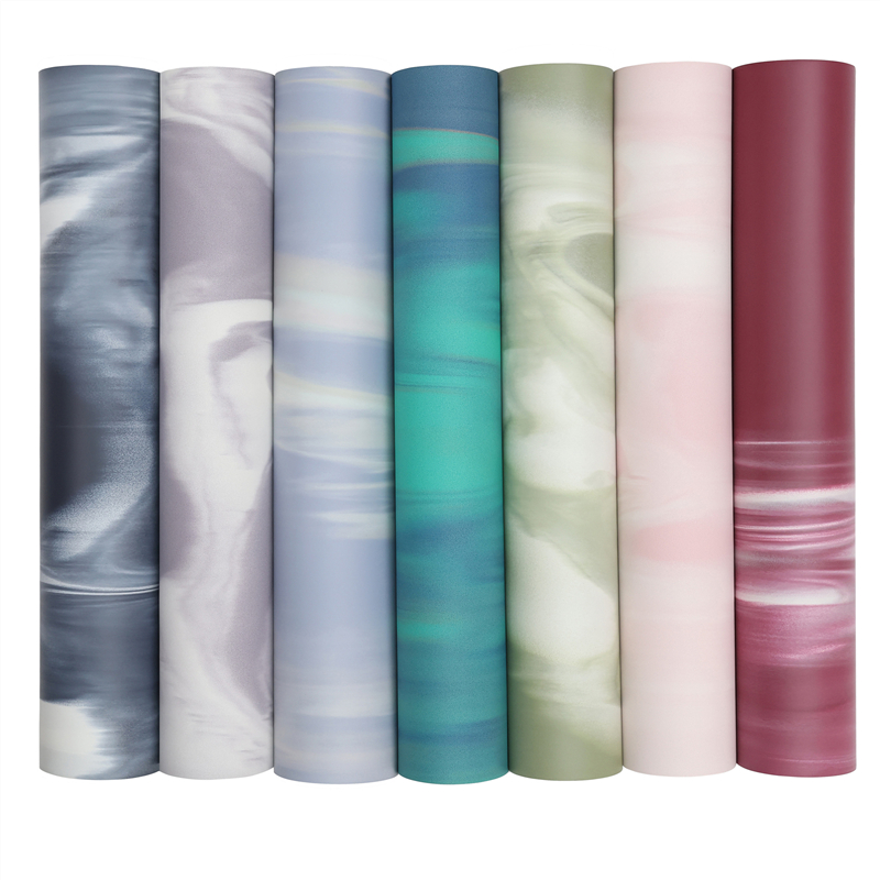 MAT MARBLE DIE PU Rubber Yoga Mat